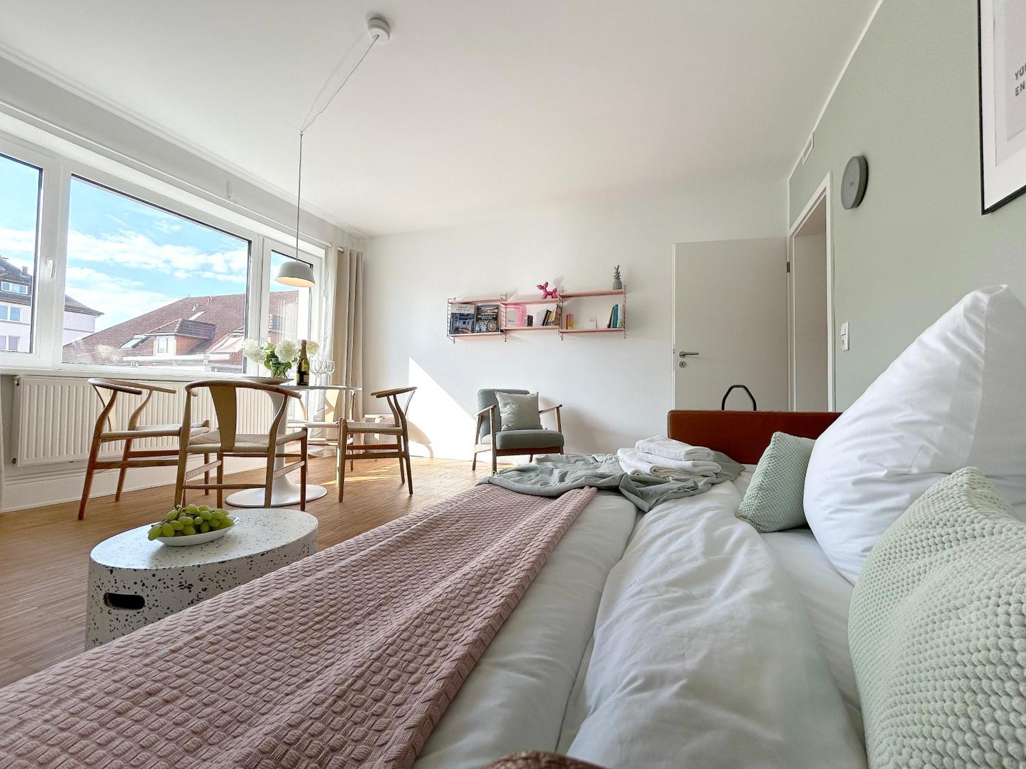 Neues Trendy Appartement In Hanóver Exterior foto