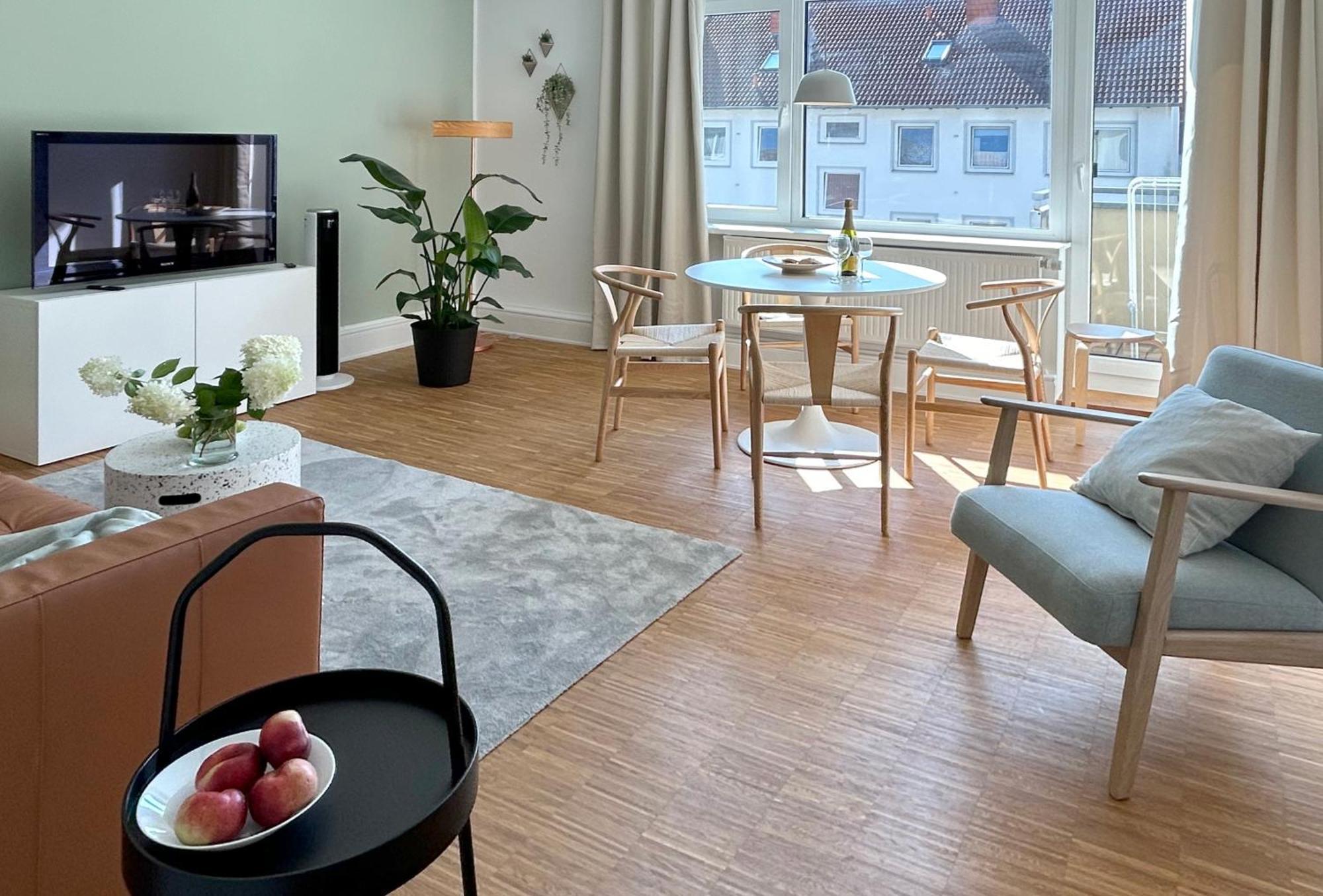Neues Trendy Appartement In Hanóver Exterior foto