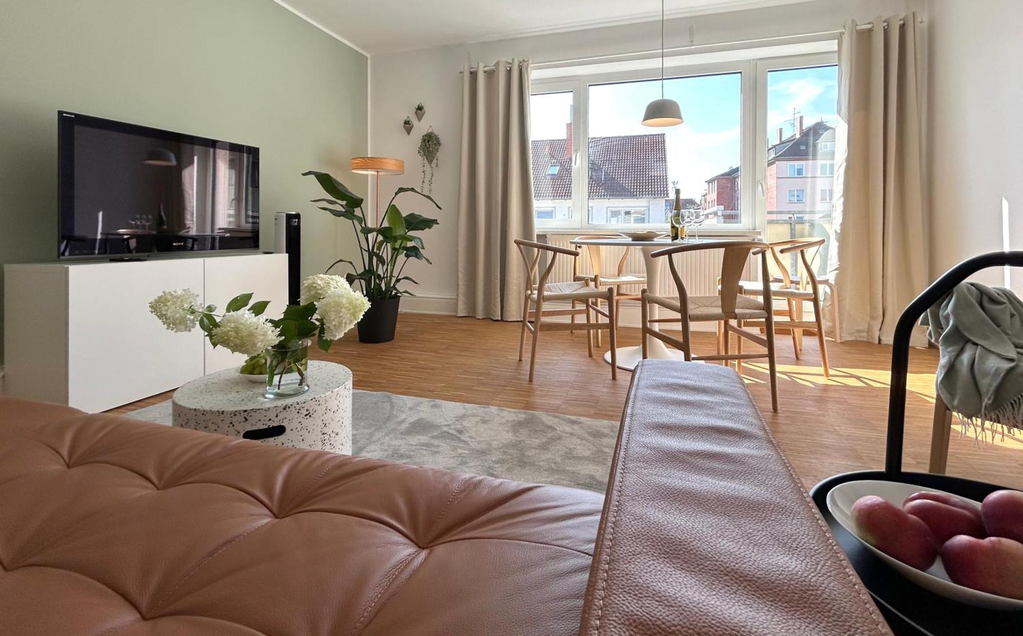 Neues Trendy Appartement In Hanóver Exterior foto